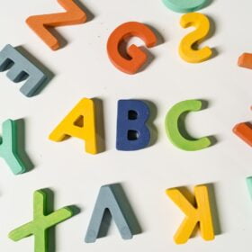lettere colorate